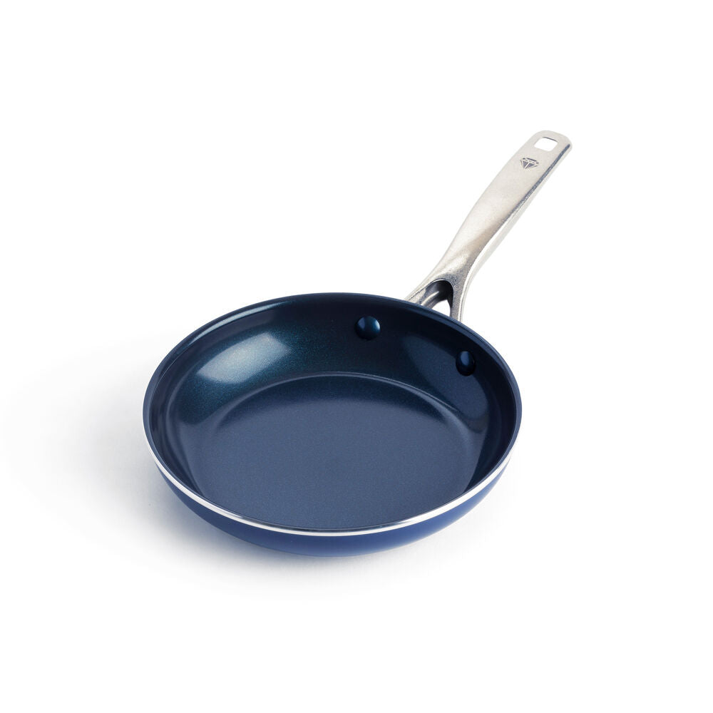 Blue Diamond Open 20cm Frypan Toxin Free Cookware Non-Stick Pan Dark Blue