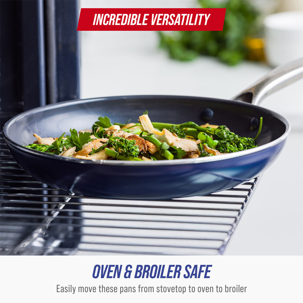 Blue Diamond Open 20cm Frypan Toxin Free Cookware Non-Stick Pan Dark Blue — image 6