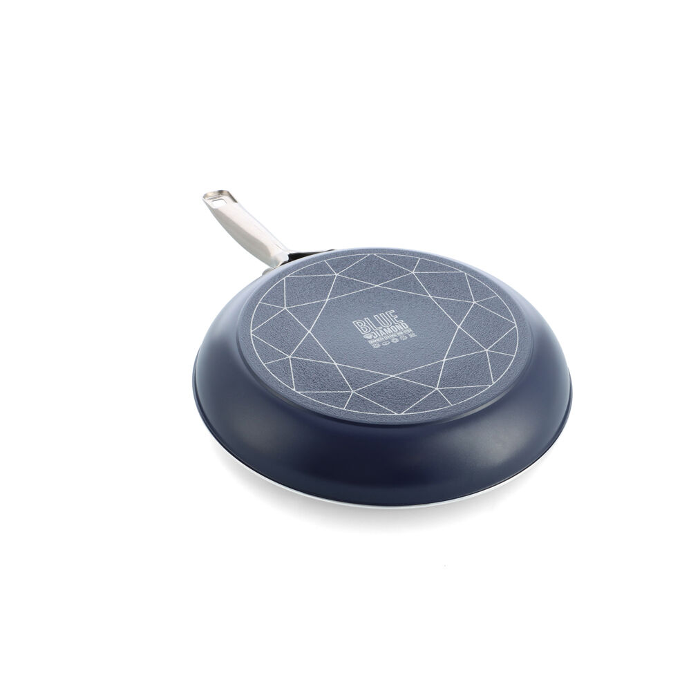 Blue Diamond Open 26cm Frypan Toxin Free Cookware Non-Stick Pan Dark Blue — image 2