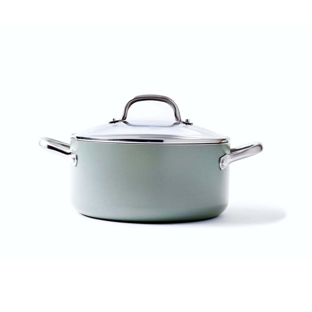 Greenpan Mayflower Covered Casserole Dish 24cm/5.7L Home Kitchen Cooking