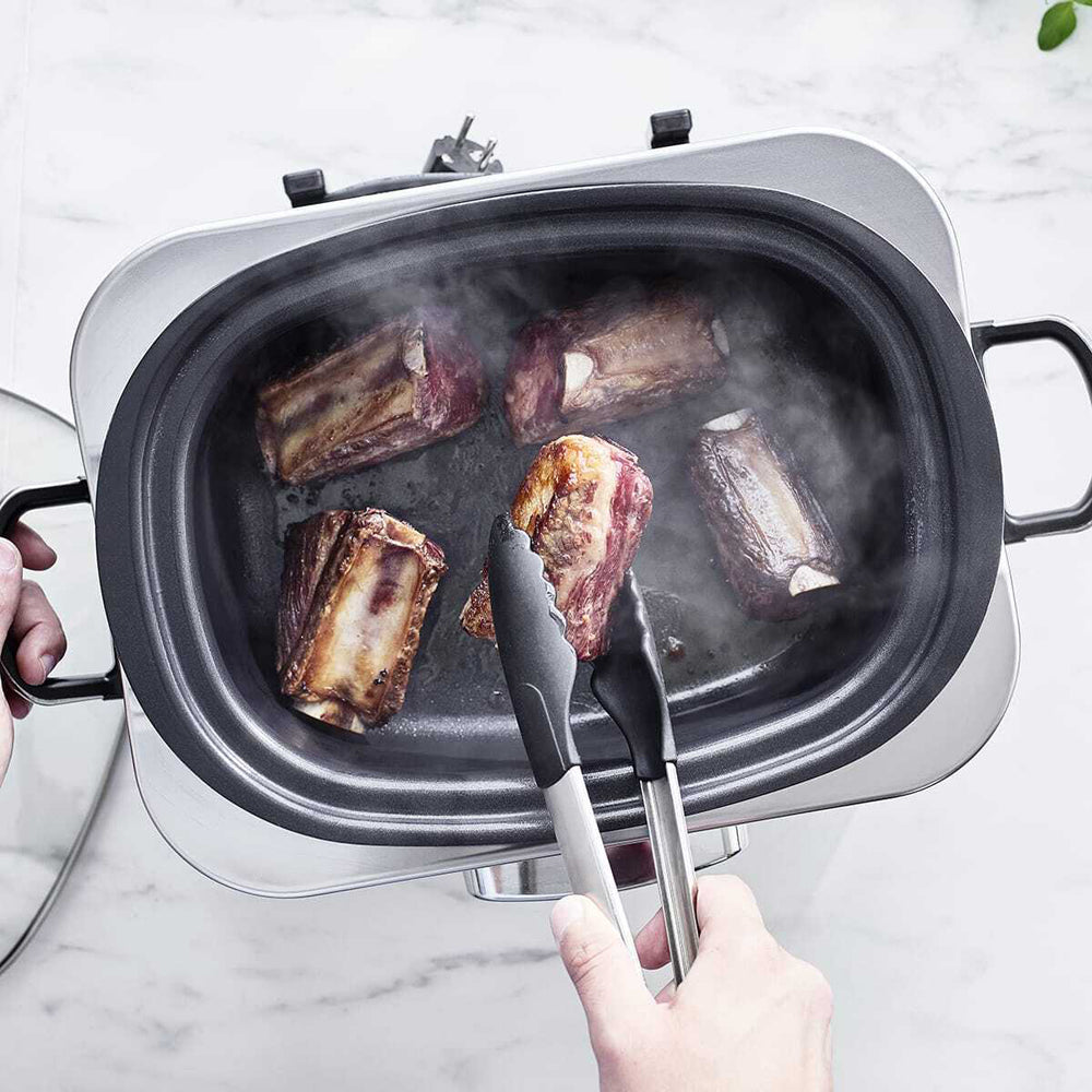 Greenpan Elite Electric Black Slow Cooker 230V 2200W Home Kitchen Cookware