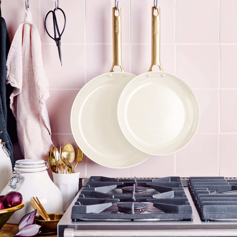 Greenpan Padova Non Stick Coated Pink Open Frying Pan 28cm Home Kitchen Cookware