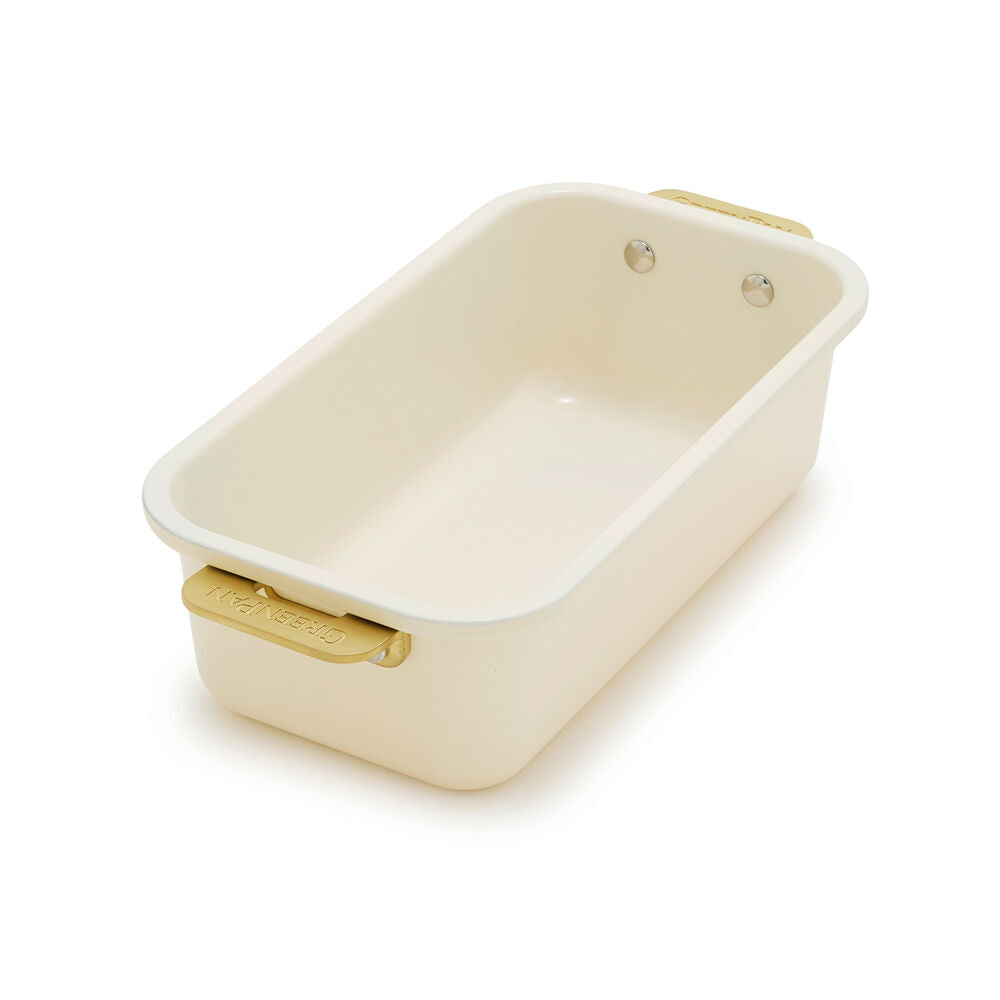 GreenPan Reserve Rectangular Loaf Pan Non-Stick Ceramic Baking Cream White