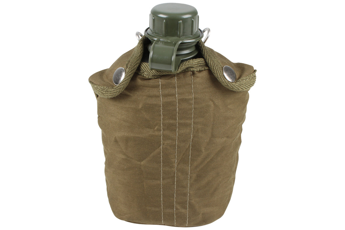 Cockatoo Camping 1qt Spill-Proof Canteen Water Container w/ Cover Army Green (2 Pack) — image 2