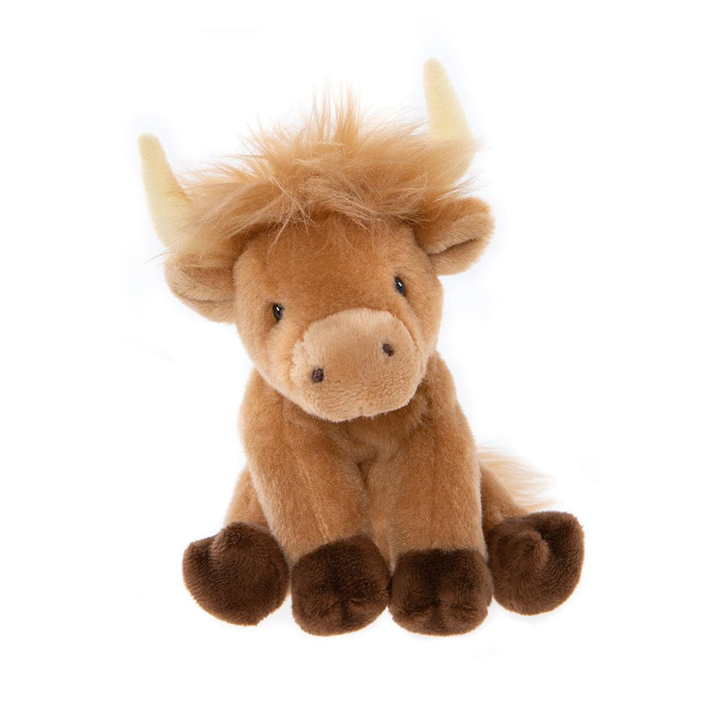 Charlie Bears Cuddle Cub Highland Cow Kids/Baby Soft Fun Play Toy 0m+ Brown (2 Pack) — image 2
