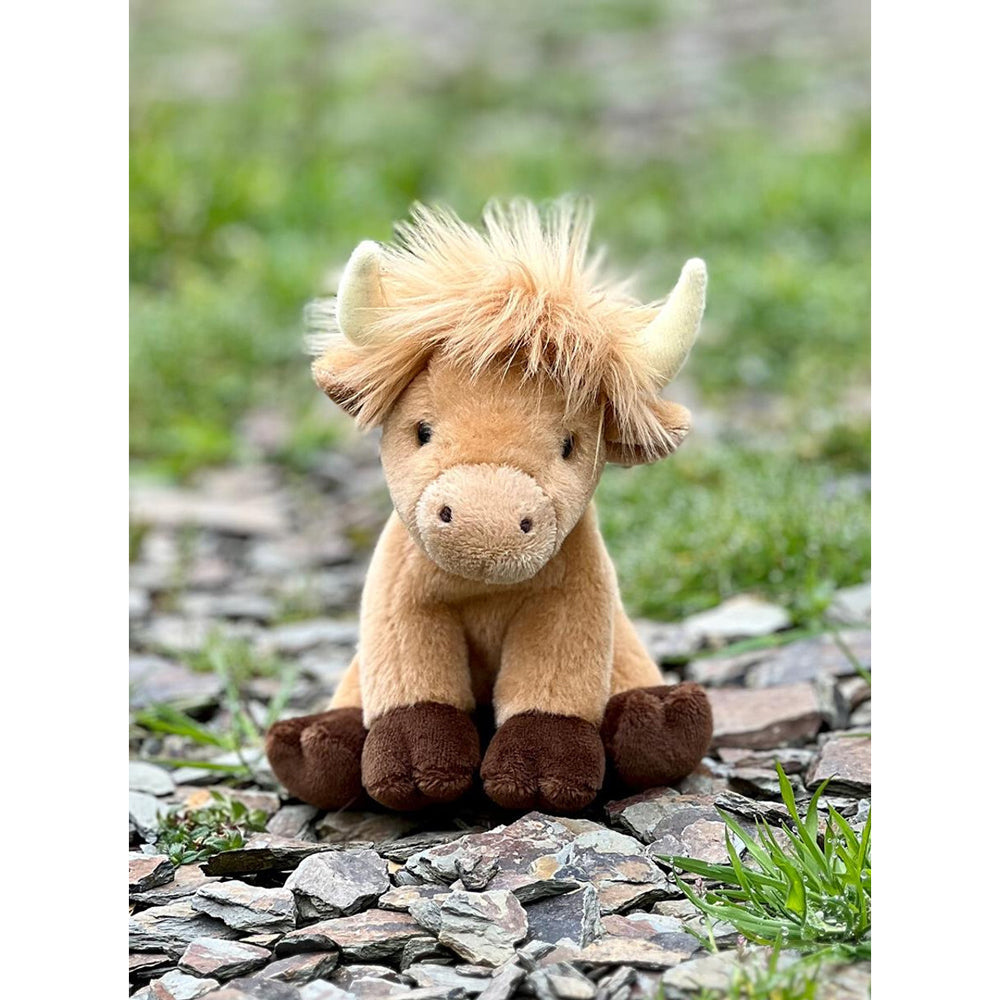Charlie Bears Cuddle Cub Highland Cow Kids/Baby Soft Fun Play Toy 0m+ Brown — image 2