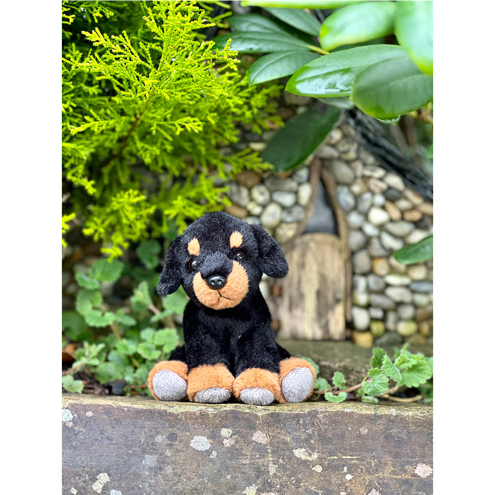 Charlie Bears Cuddle Cub Rottie Dog Kids/Baby Soft Fun Play Toy 0m+ Grey — image 2