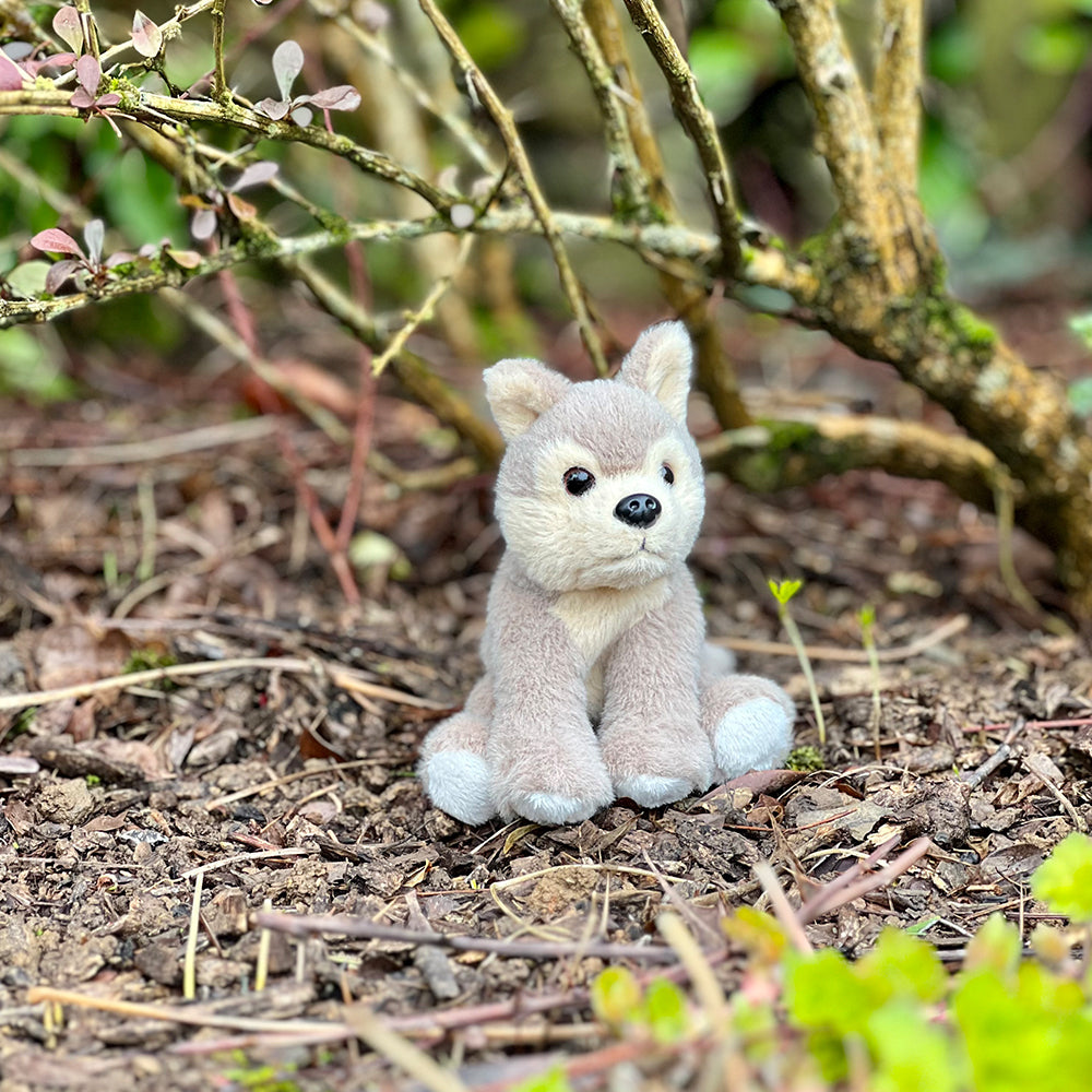 Charlie Bears Cuddle Cub Wolf Kids/Baby Plush Soft Fun Play Toy 0m+ Grey — image 2