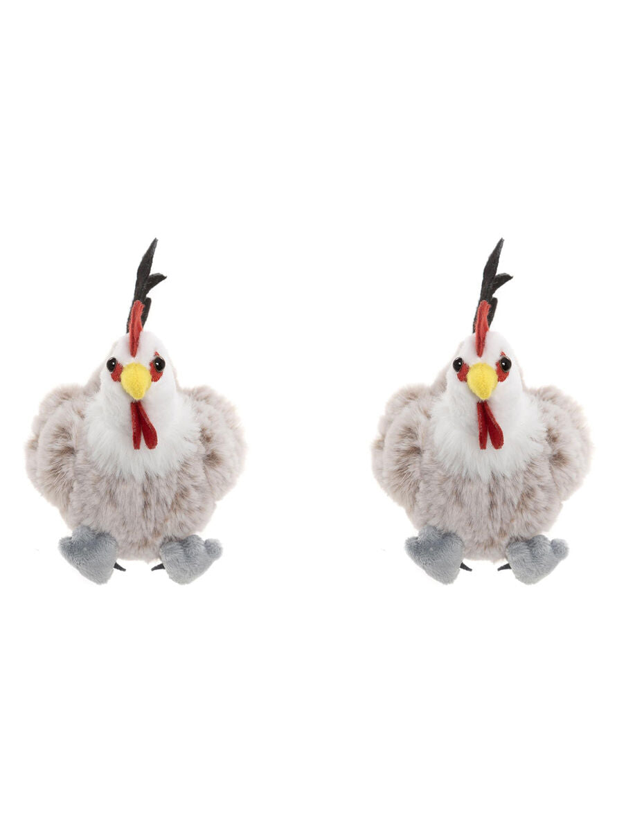 Charlie Bears Kids Plush Toy Rooster Cuddle Club Collection 0Y+ Brown (2 Pack)