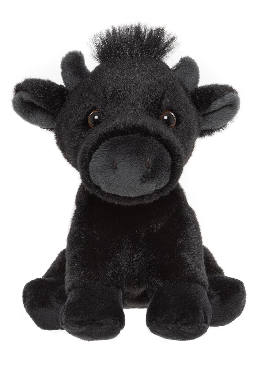 Charlie Bears Kids Plush Toy Belted Cow Cuddle Club Collection 0Y+ Black (2 Pack) — image 2