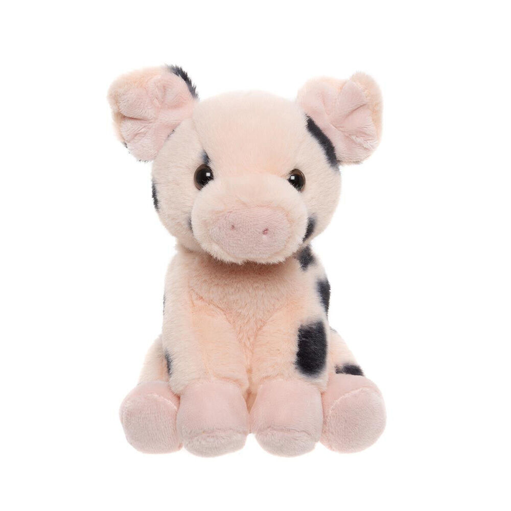 Charlie Bears 0Y+ Pink Kids Plush Toy Spotted Pig Cuddle Club Collection