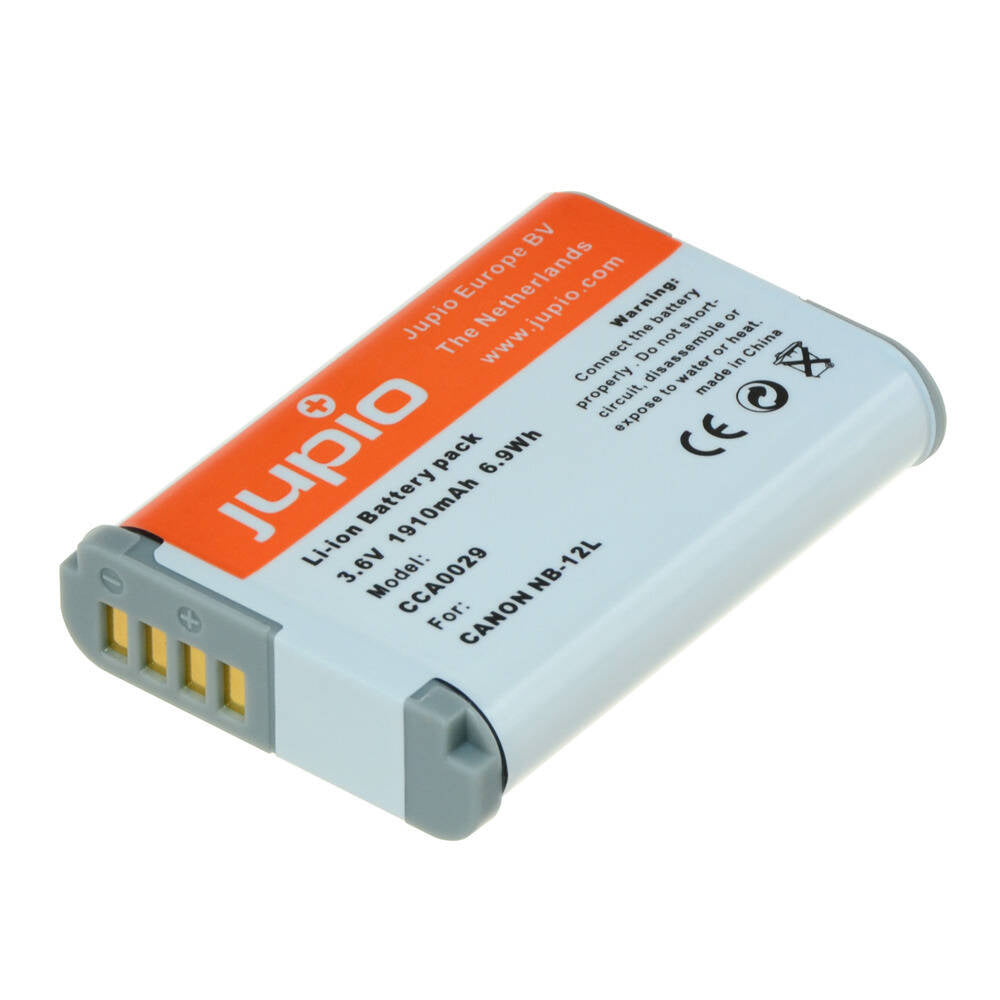 Jupio Li-Ion 3.6V 1910mAh Rechargeable Battery For Canon NB-12L Digi Camera