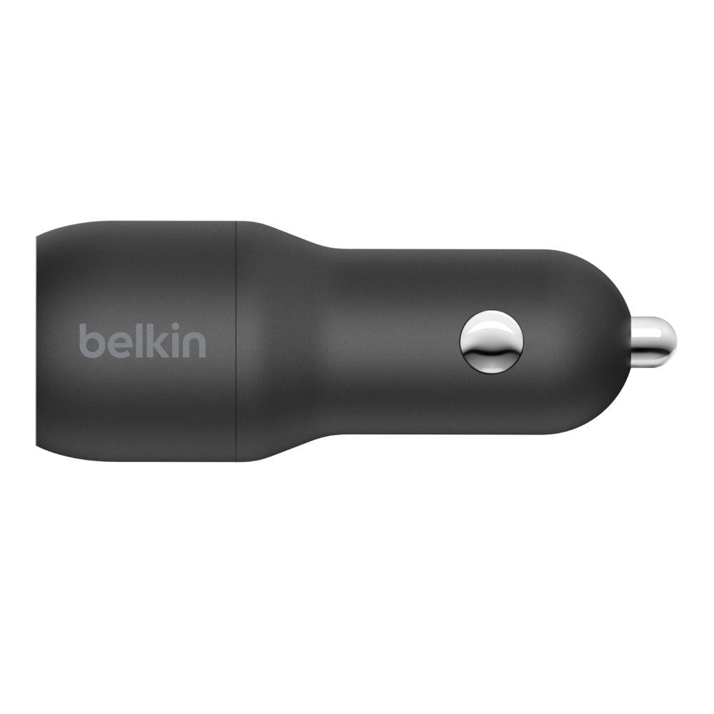 Belkin 2 Port USB-A Car Charger/Lightning MFI-Certified Cable for iPhone/iPad BK — image 2