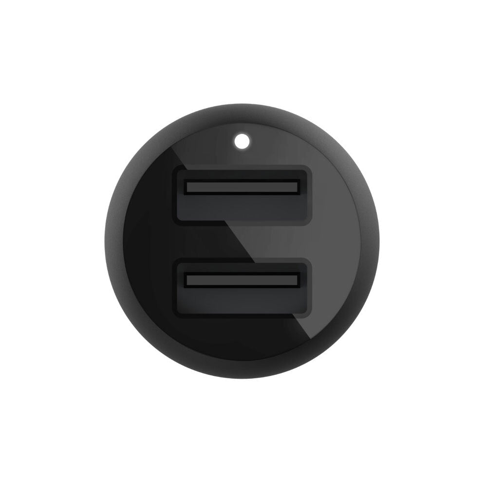 Belkin 2 Port USB-A Car Charger/Lightning MFI-Certified Cable for iPhone/iPad BK — image 4