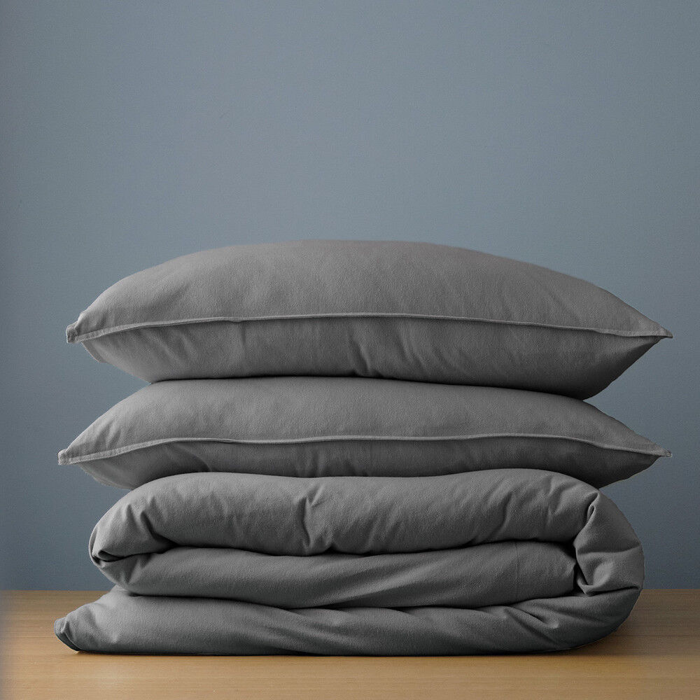 Canningvale Cozi Cotton Quilt Cover Set Ash — image 3