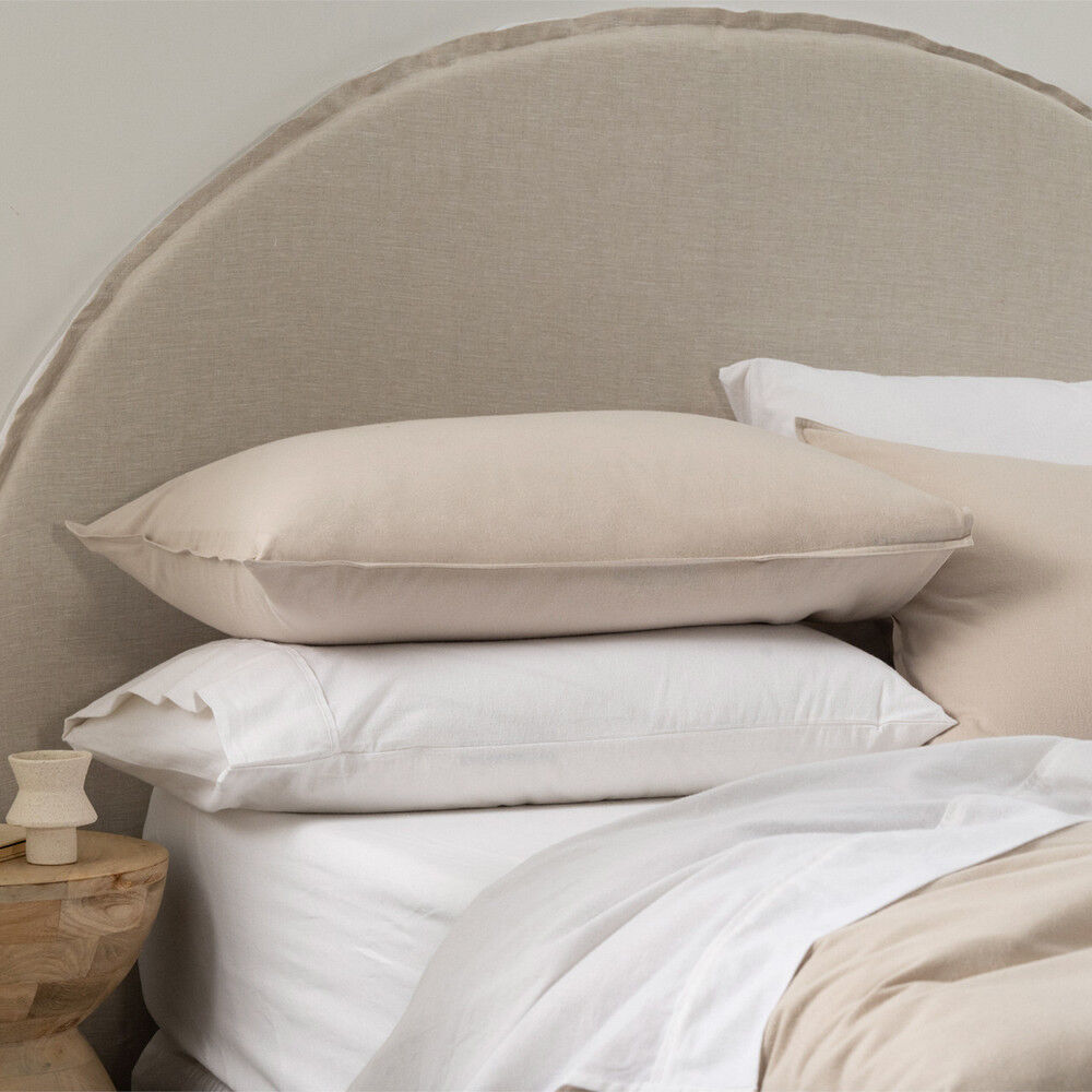 Canningvale Cozi Cotton Sheet w/ Pillowcase Set White — image 5