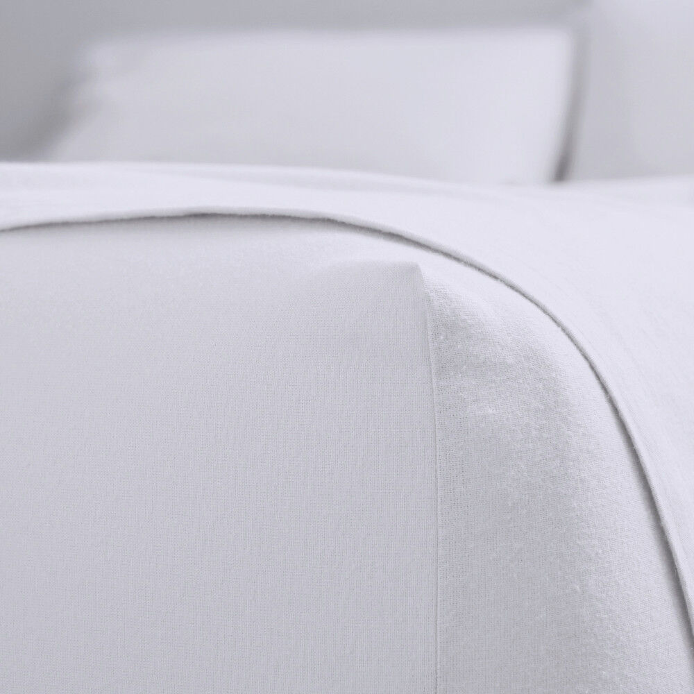 Canningvale Cozi Cotton Sheet w/ Pillowcase Set White — image 3