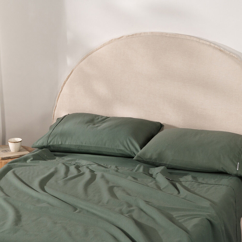 Canningvale Cozi Cotton Sheet w/ Pillowcase Set Spruce — image 5