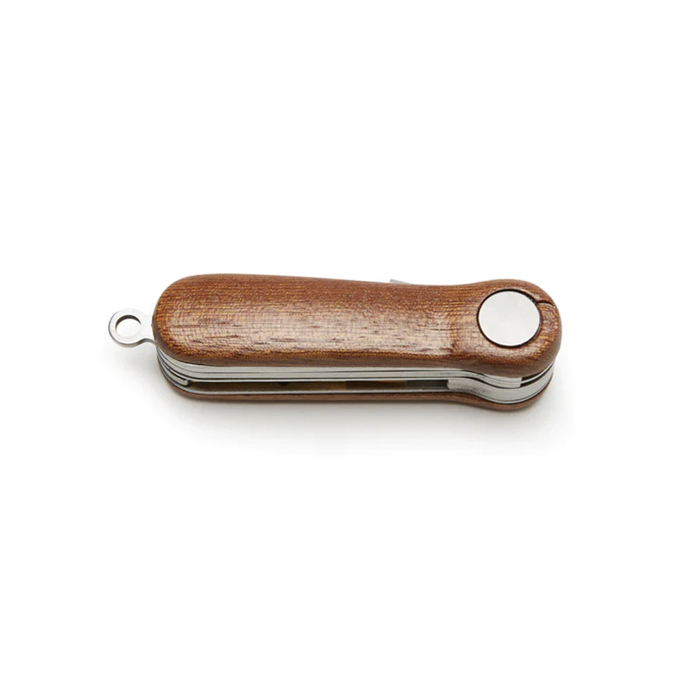 Kikkerland Golf Stylish Wooden Stainless Steel Multifunction/Multi Tool Set — image 2