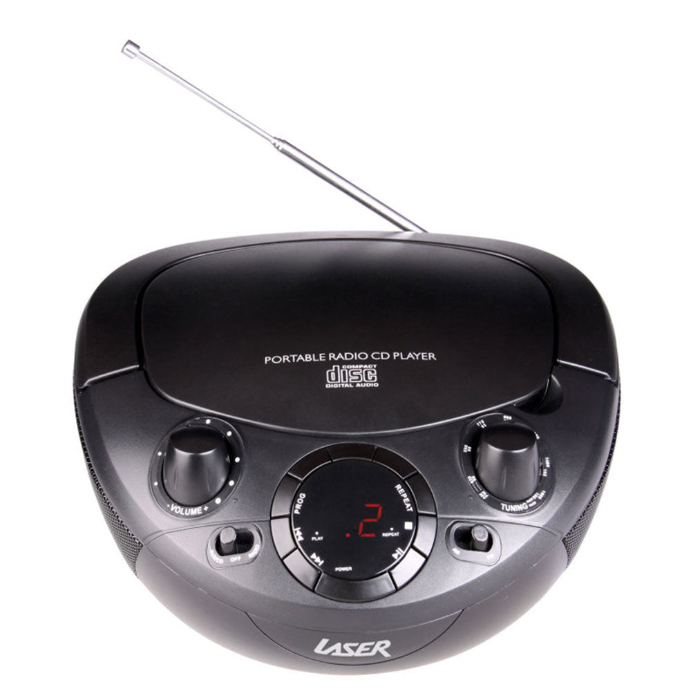 Laser Portable Speaker Boombox Cd/cd-r/cd-rw Player AM FM Radio 3.5mm Aux Input — image 4