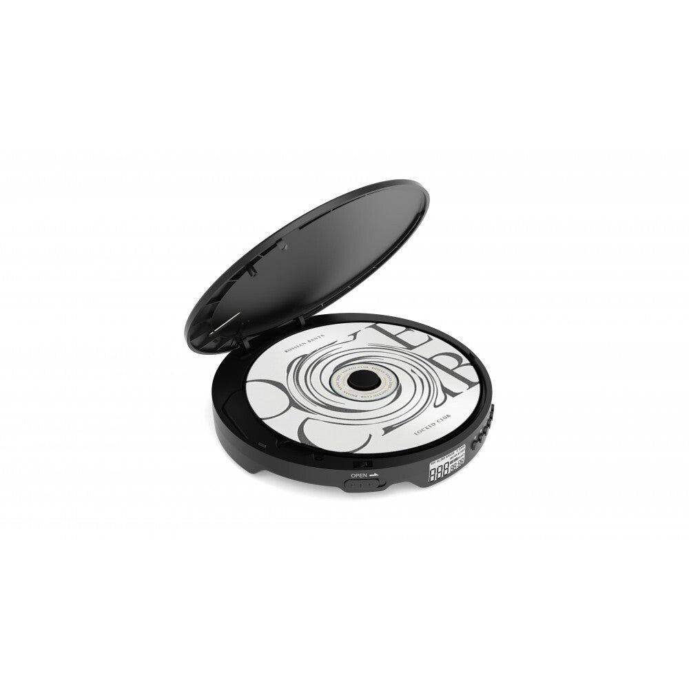Laser Portable CD/MP3 Music Player w/ LCD Display & Headphones Handheld Black — image 6