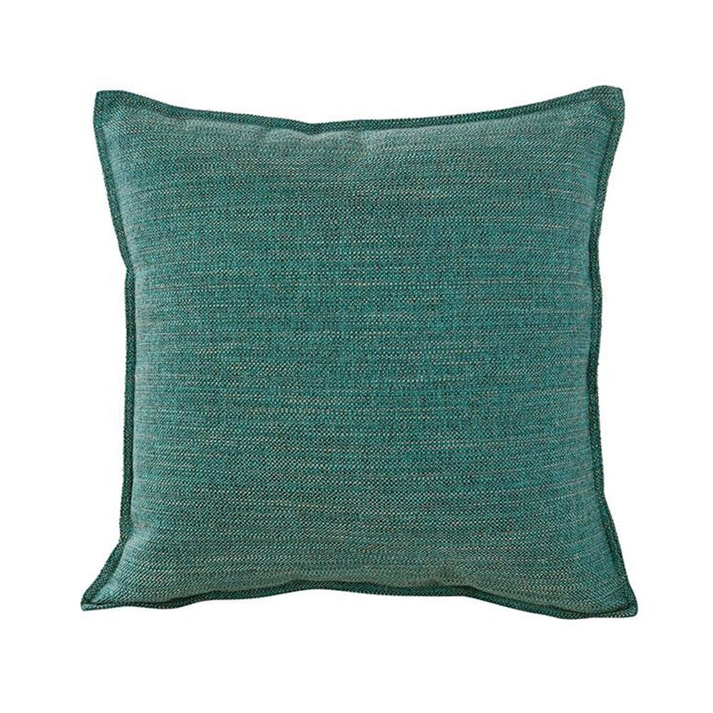 Jason Commercial Teal Square Linen Look Bed Cushion Throw Pillow 44x44cm (2 Pack) — image 2
