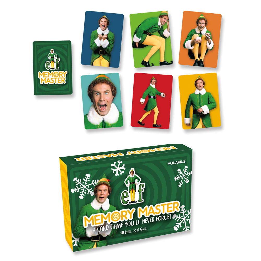 Aquarius Memory Master Card Game Elf Edition Kids/Children Party Fun Play 6y+