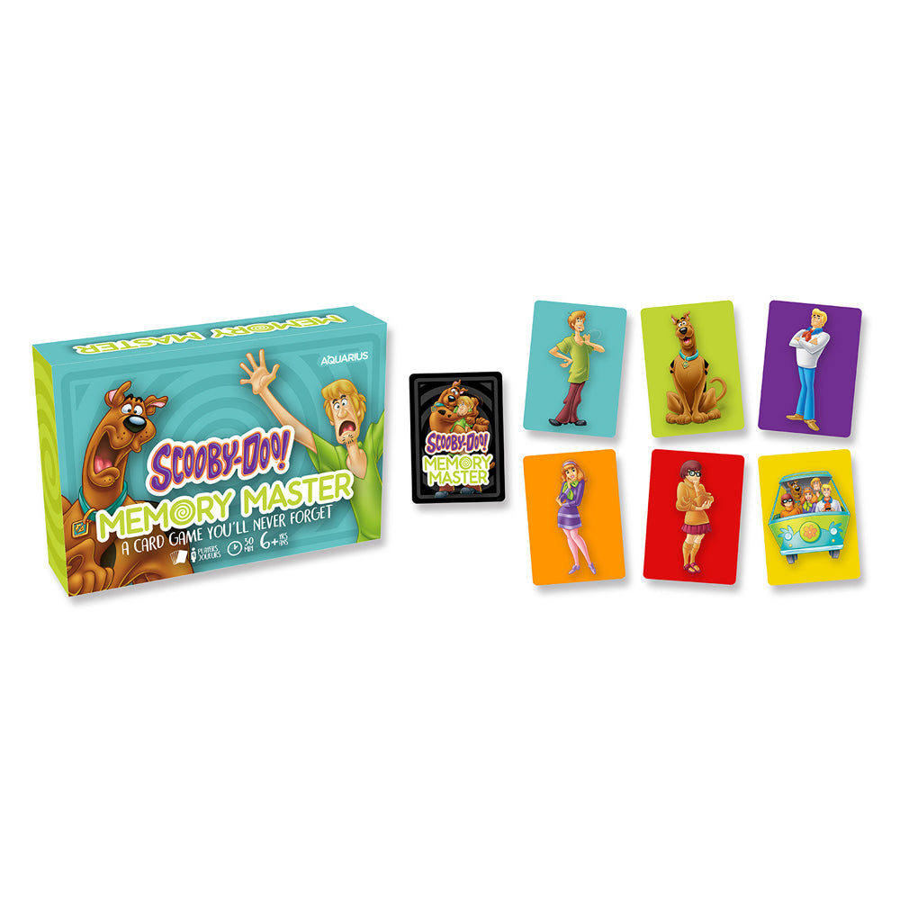 Aquarius Scooby Doo Memory Master Card Game 4-Players Fun Family Playing 6y+