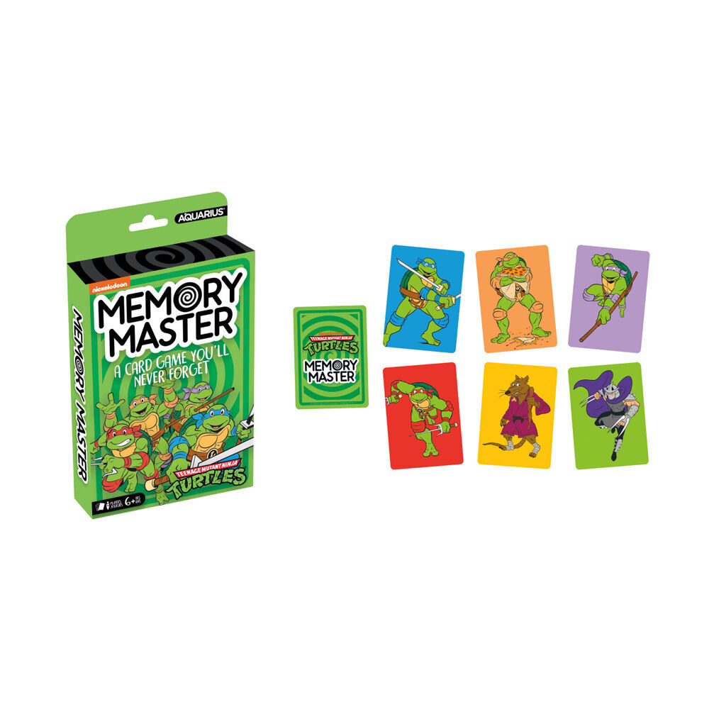 Aquarius TMNT Memory Master Educational Memory Card Game Kids Green 6y+ (2 Pack) — image 2
