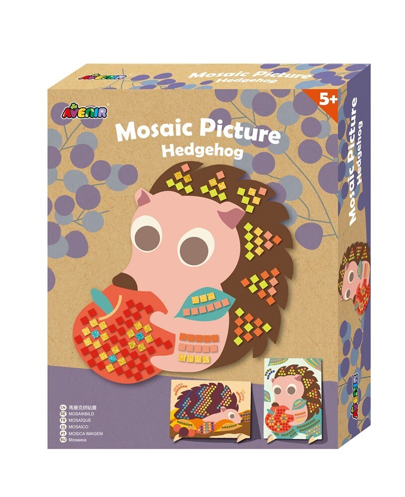 Avenir Mosaic Picture Hedgehog Creative Art/Craft Kids/Children Activity 3y+ (2 Pack) — image 2