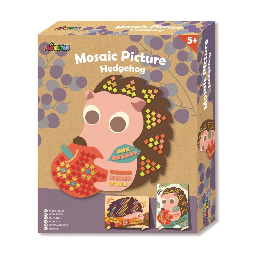 Avenir Mosaic Picture Hedgehog Creative Art/Craft Kids/Children Activity 3y+ (2 Pack) — image 5