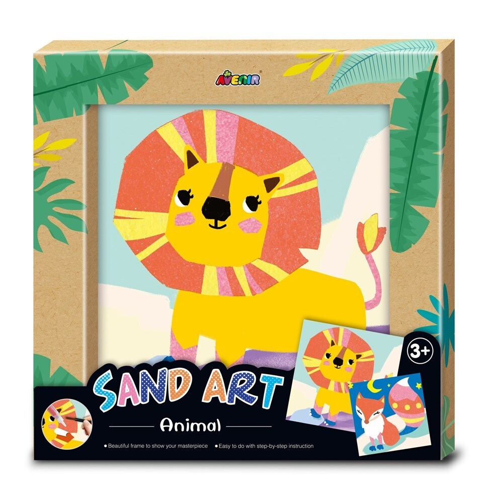 Avenir Sand Art/Craft Animal Frame Display Kids/Children Activity Toy 3y+ (2 Pack) — image 2