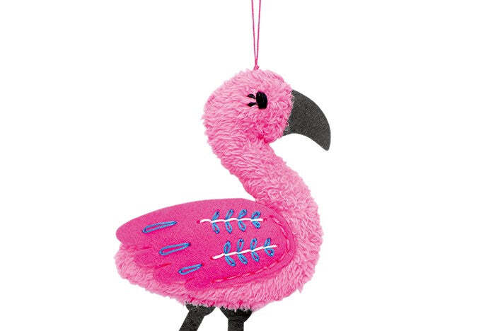 Avenir Sewing Key Chain Flamingo Soft Plush Kids/Children Fun Craft Activity 8y+ — image 3