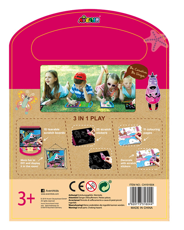 Avenir Scratch Book Travel to the Magical World Kids/Children Fun Activity 3y+ — image 2