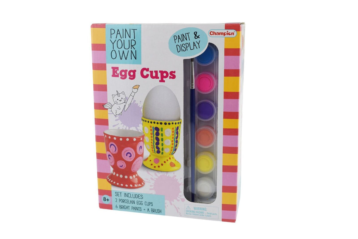 Kaper Kidz Children's Creative Pyo 2 Egg Cups Arts and Craft Painting Kit 8+ — image 2