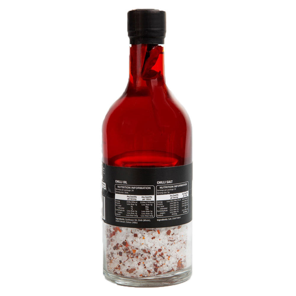 Grill Society Fiery Chilli Oil 240ml & Chilli Salt 240g Combo Bottle — image 3