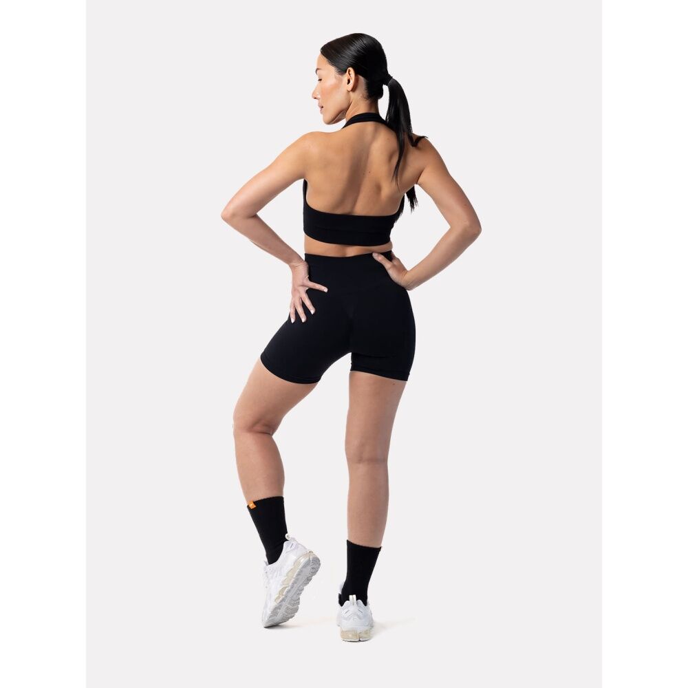 Lifesopeche Emmah Halter Neck Activewear Sports Bra Black Kaya — image 2