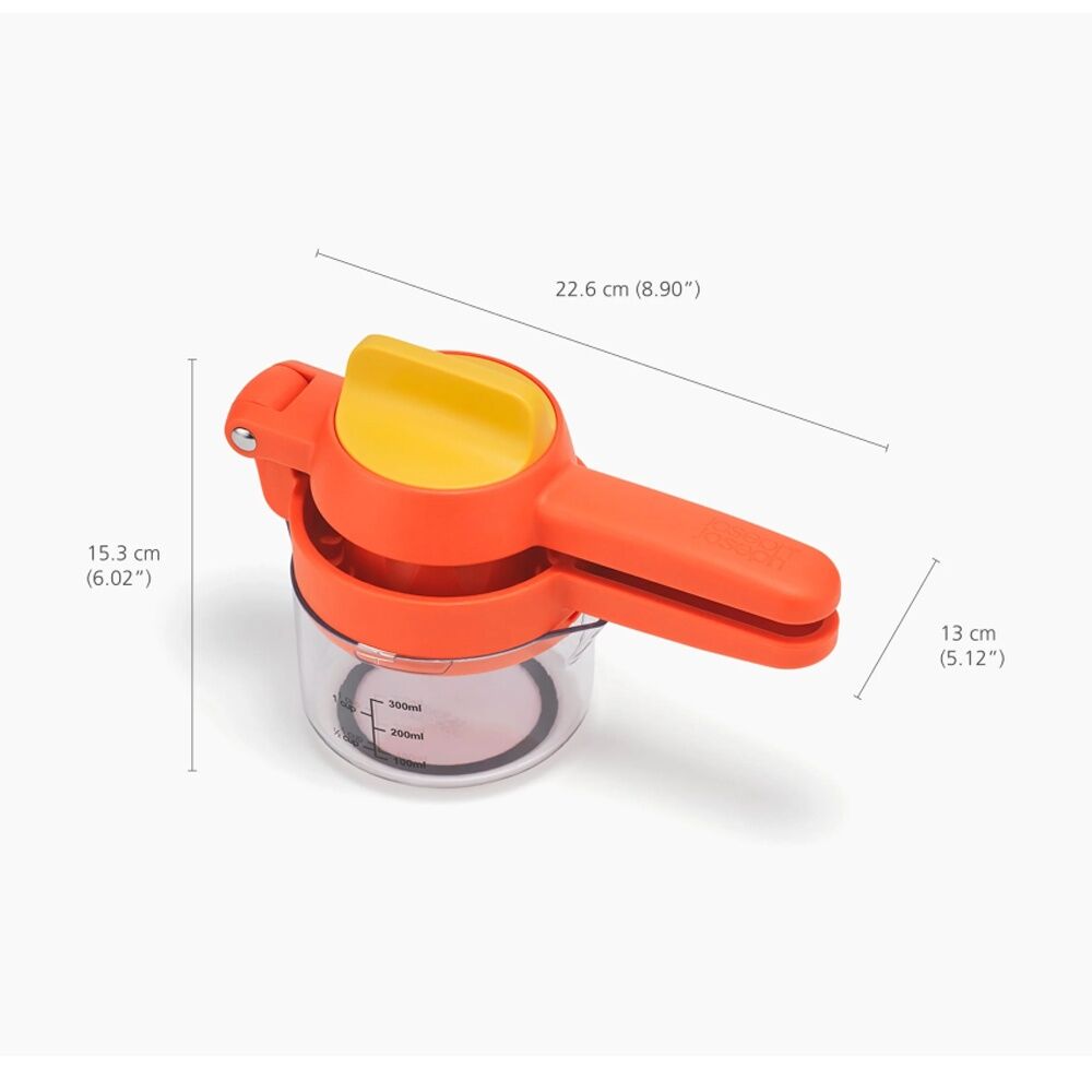 Joseph Joseph Orange JuiceMax Plus Kitchen Tool Citrus Juicer — image 2