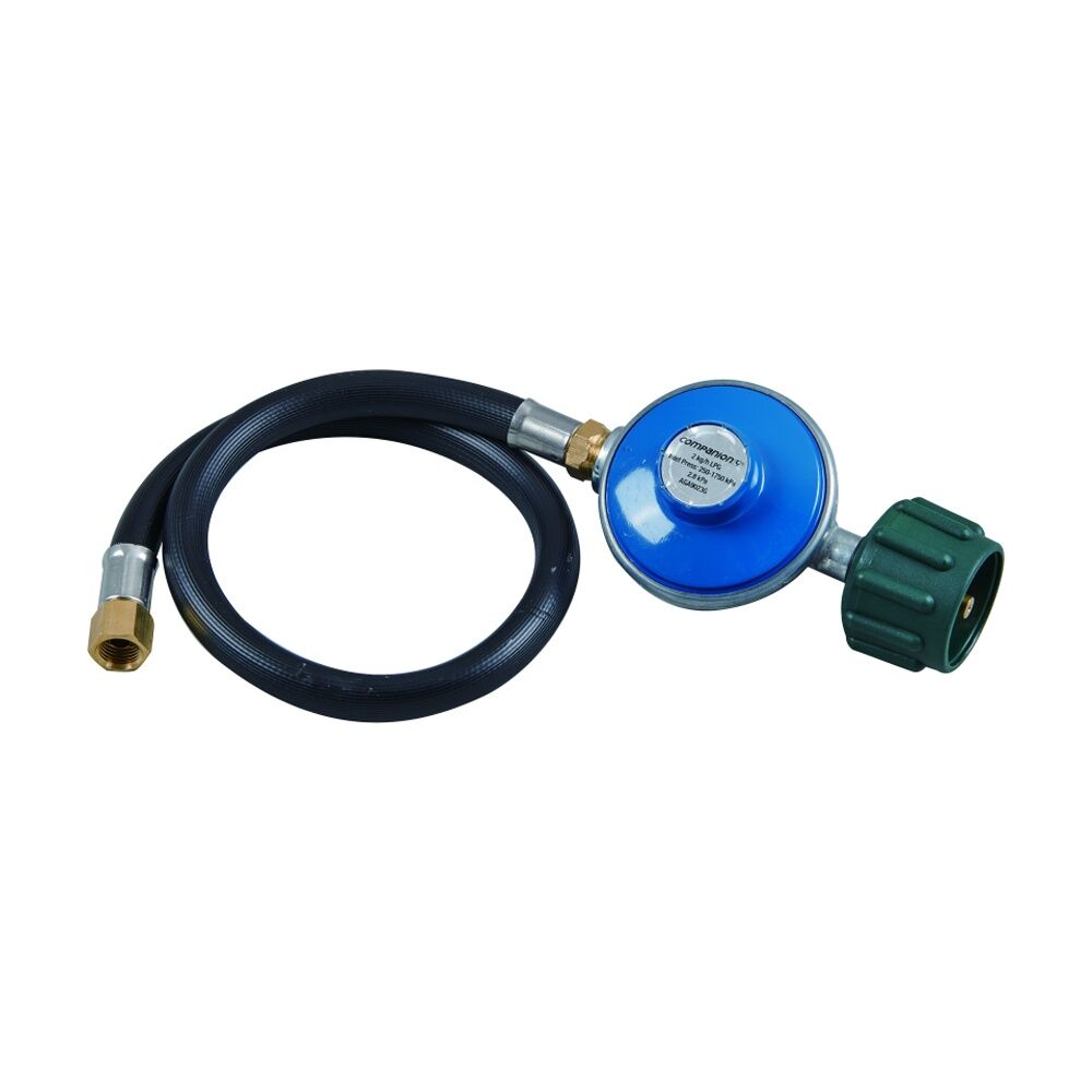Companion Hose LCC27 Regulator 1/4" BSP Gas Safe Connection 60cm (2 Pack) — image 2