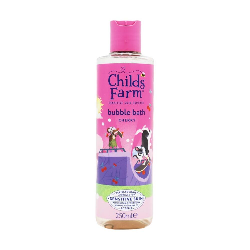 Childs Farm Sensitive Skin Experts Bubble Bath Cherry Scented 250ml (6 Pack) — image 2