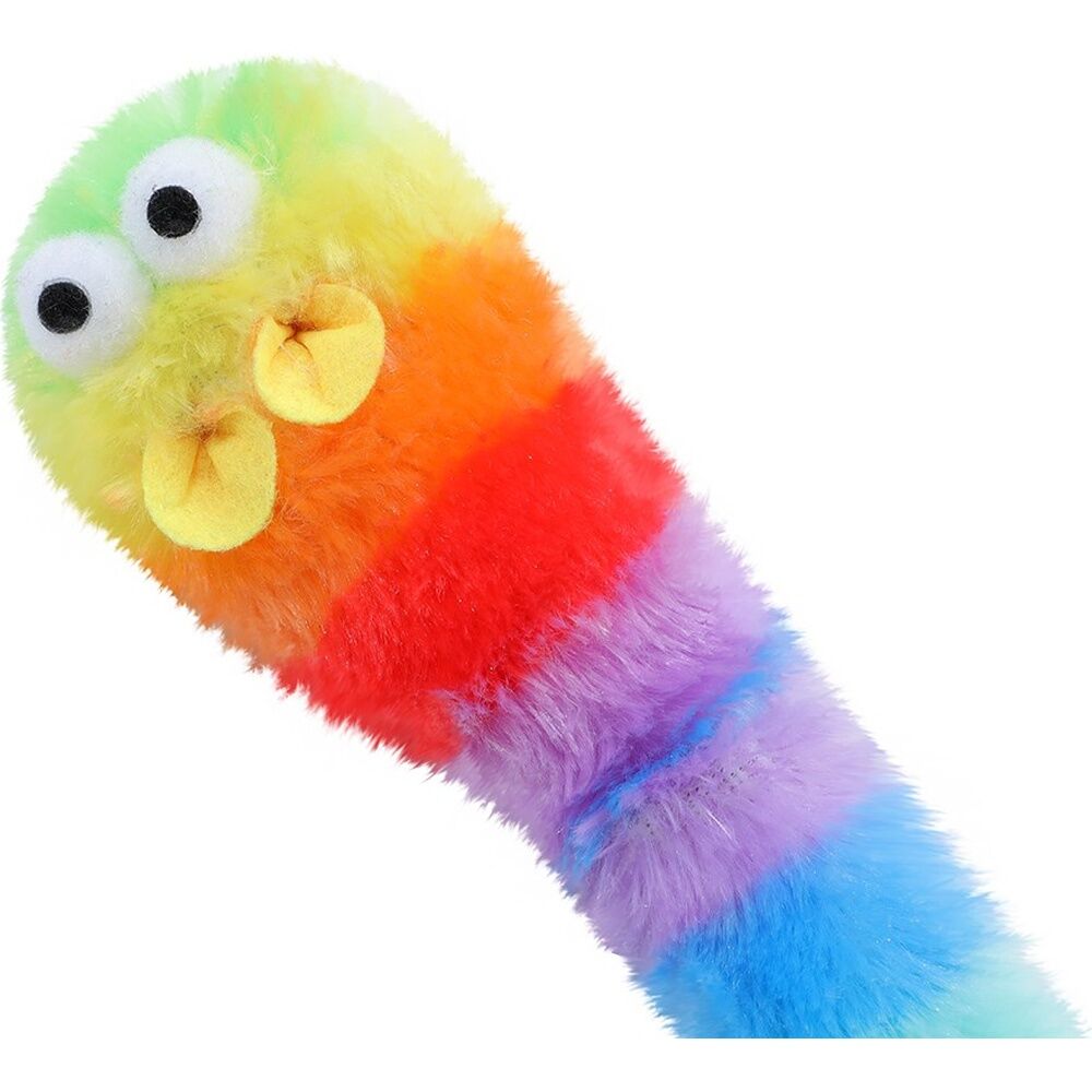 Paws and Claws Cara Cat Rainbow Dangler Wand Plush Crinkle Toy 1.5m (6 Pack) — image 6