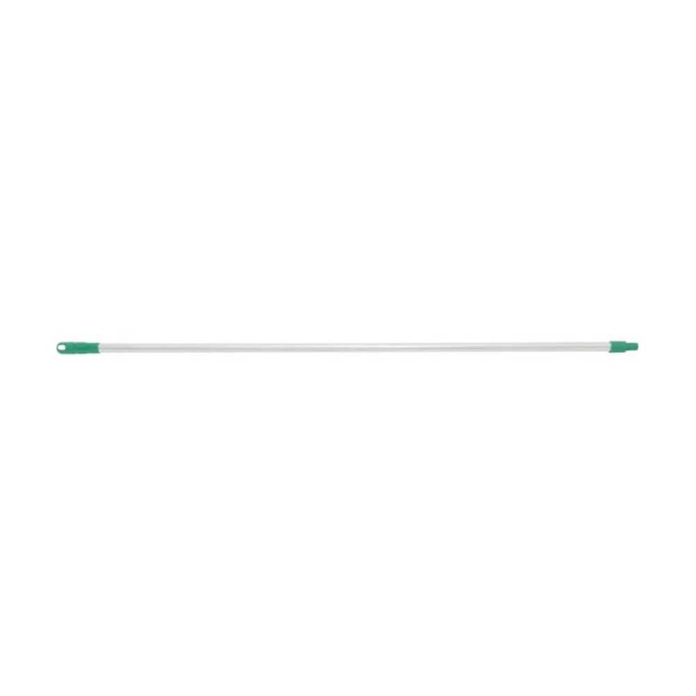 Edco Aluminium Handle 1.5M x 25Mm Commercial Grade With Ergonomic Swivel Grips — Green
