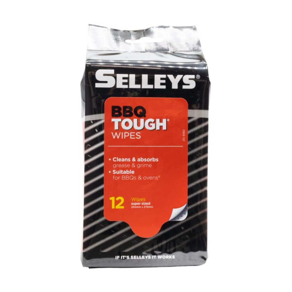 Selleys 12pc Selleys Wipes BBQ Tough Super Sized Cleaning Sponge Wipe Set 250x275mm (5 Pack) — image 2