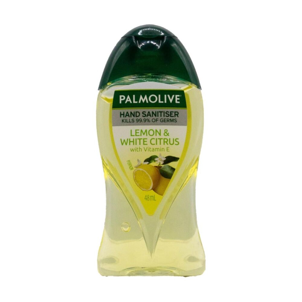 Palmolive 48ml Lemon And White Citrus Scented Hand Sanitiser Bottle