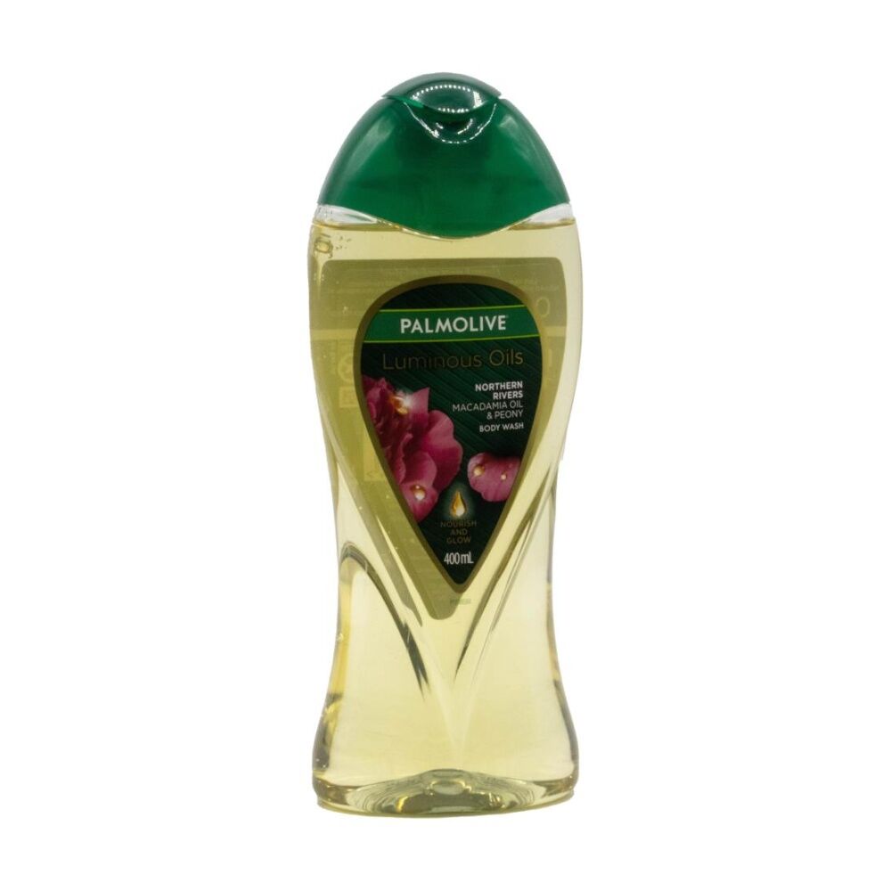 Palmolive Luminous Oils Hydratng Body Wash 400mL Macadamia Oil & Peony (6 Pack) — image 2
