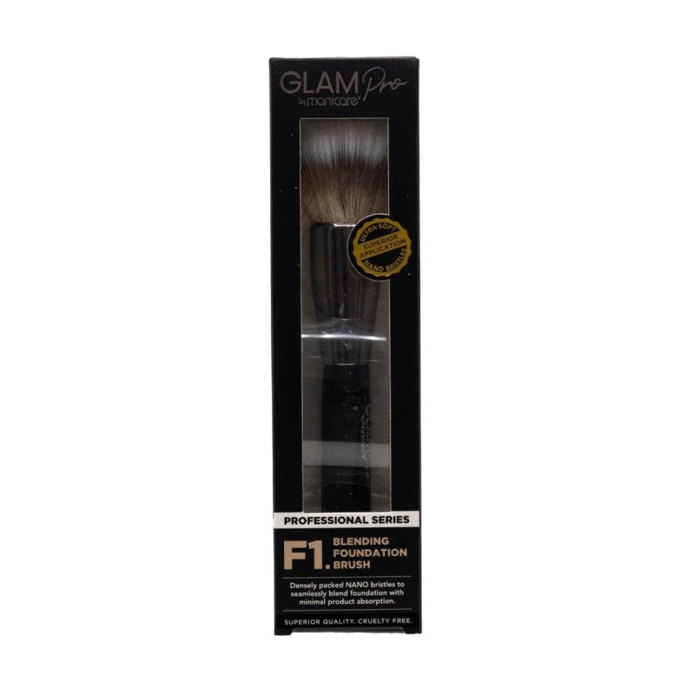 Manicare F1 Glam Pro Professional Series Make Up Blending Foundation Brush