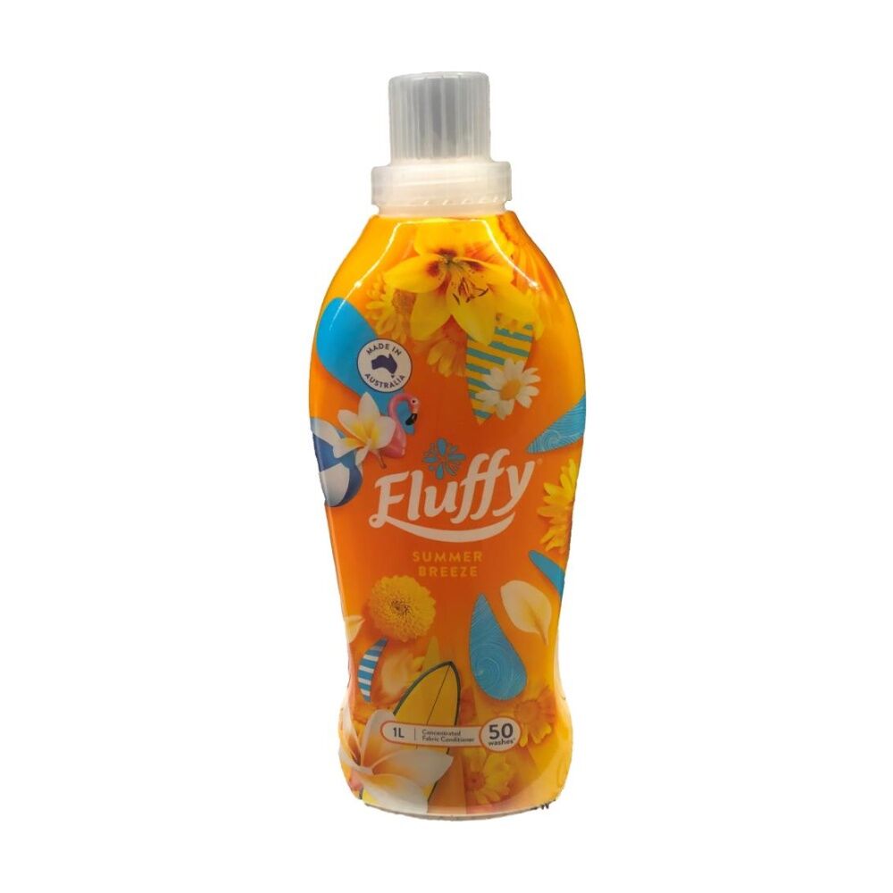 Fluffy Summer Breeze Concentrated Laundry Fabric Softener/Conditioner 1L