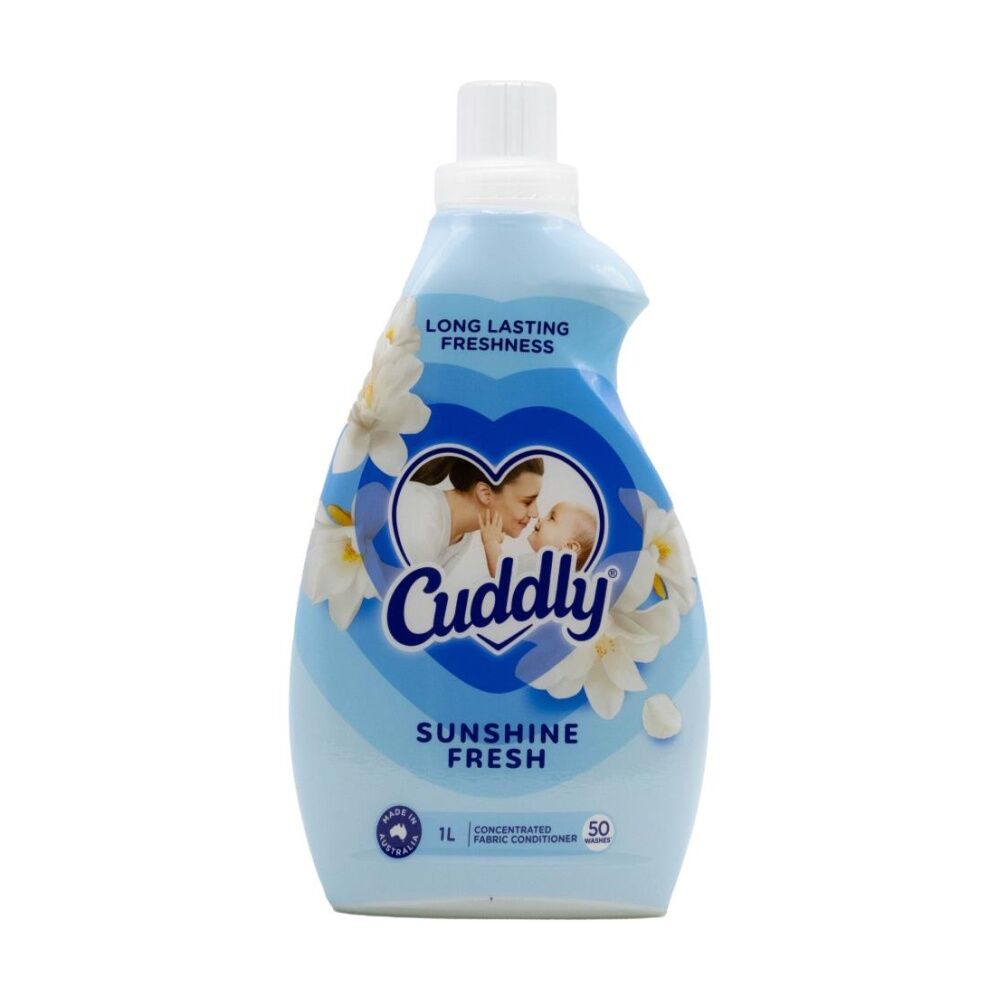 Cuddly Sunshine Fresh Concentrated Laundry Fabric Softener/Conditioner 1L