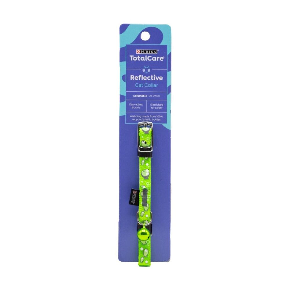 Purina Total Care Reflective Adjustable Cat Collar w/ Bell 23-27cm Assorted (3 Pack) — image 2
