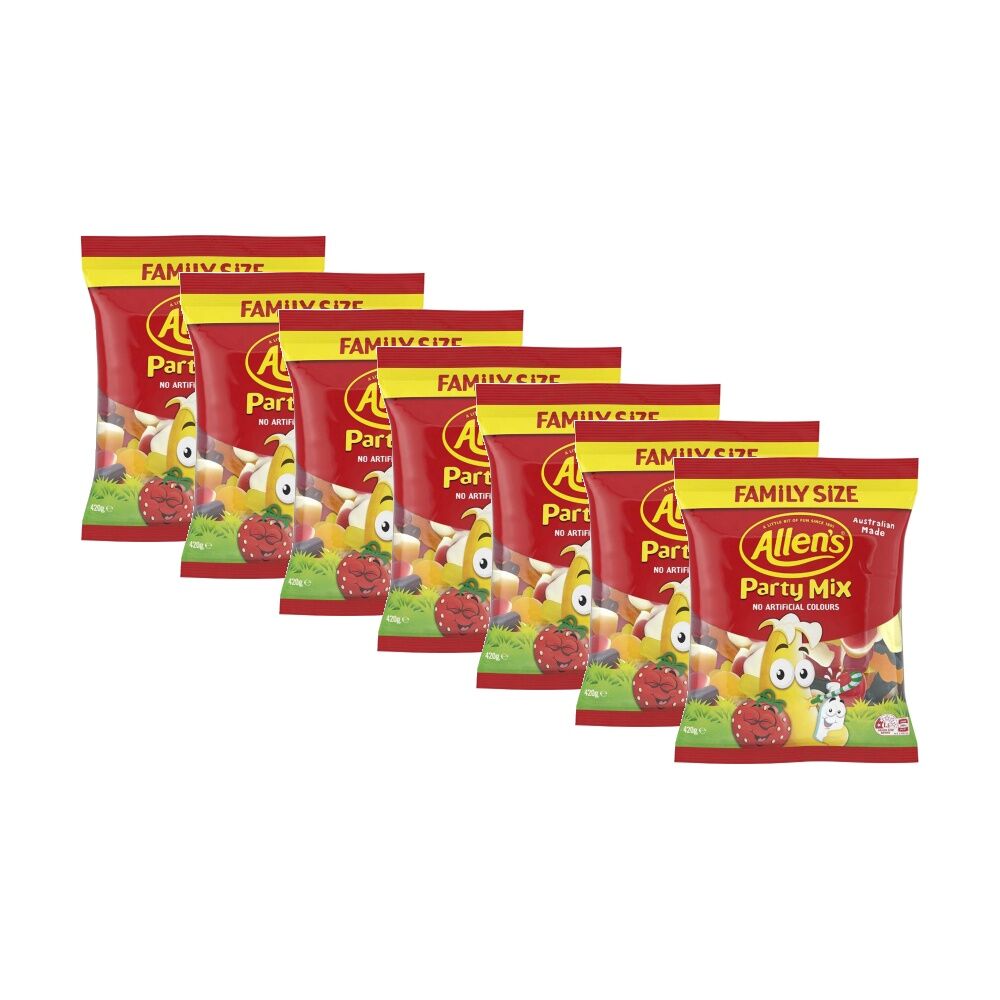 Allen's Party Mix 420g Favours Candy/Lollies/Gummies (7 Pack)
